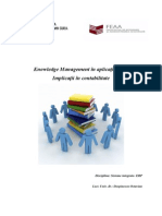 Knowledge Management în aplicaţii ERP. Implicaţii în contabilitate