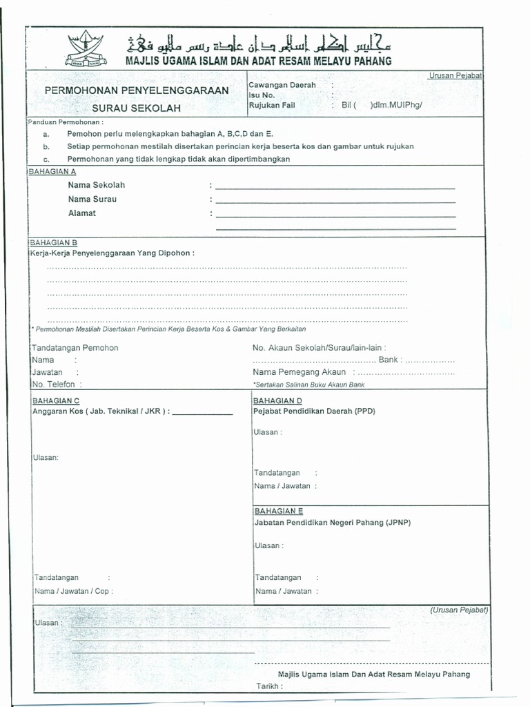 Penyelenggaraan Surau Pdf