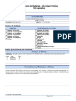 Solicitação de Mudança - Modelo