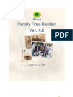 Family Tree Builder User Guide 4.0 English