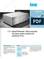 K751 Knauf Fireboard