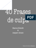 40 Frases de Culpa