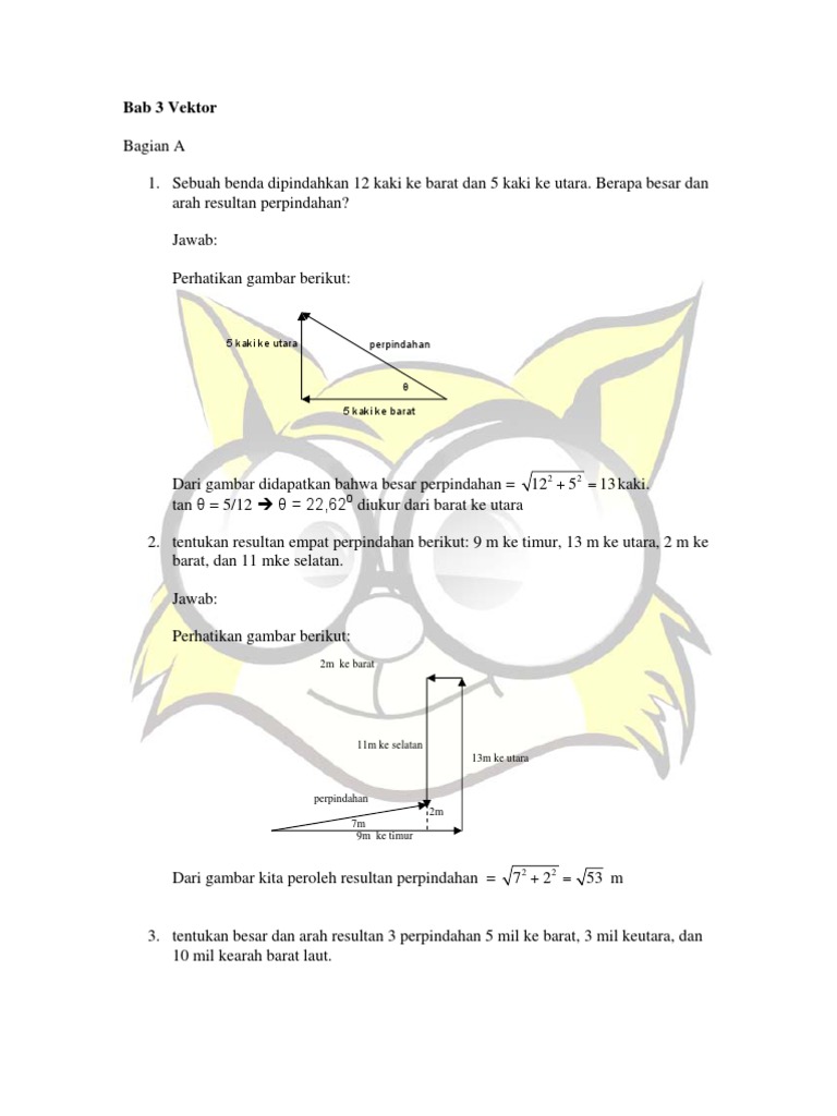 Soal Dan Pembahasan Bab Vektor