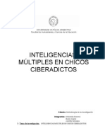 INTELIGENCIAS MÚLTIPLES EN CHICOS CIBERADICTOS