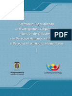 (UR-2009) Formacion Especializada en Inv., Juzgamiento y Sanción de Violaciones A Los DDHH e Infracciones Al DIH.