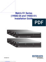Matrix E1 Series (1H582-25 and 1H582-51) Installation Guide: Downloaded From Manuals Search Engine