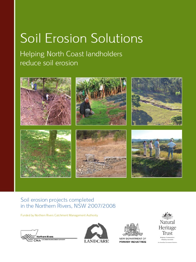 Soil Erosion Solutions for North Coast | PDF | Erosion | Dam
