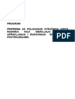 Program Priprema Za Polaganje Strucnog Ispita-Energetska Zvanja