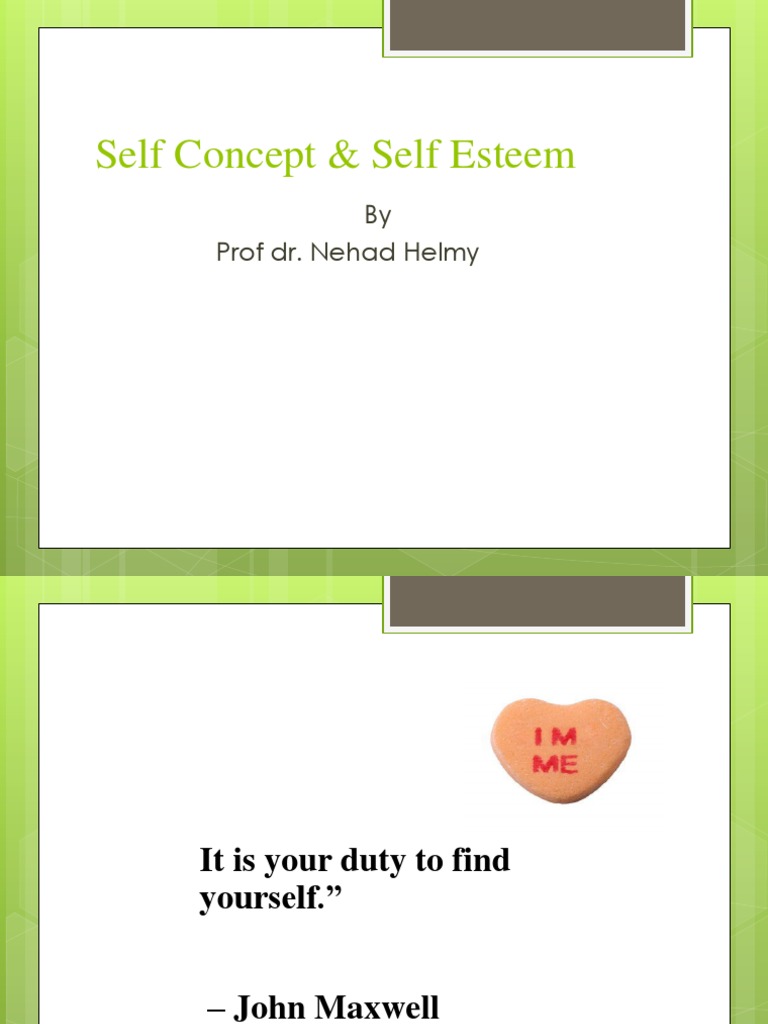 Understanding Self-Concept and Self-Esteem | PDF | Self Concept | Self ...