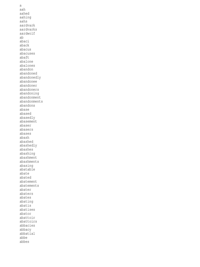 Download English Words