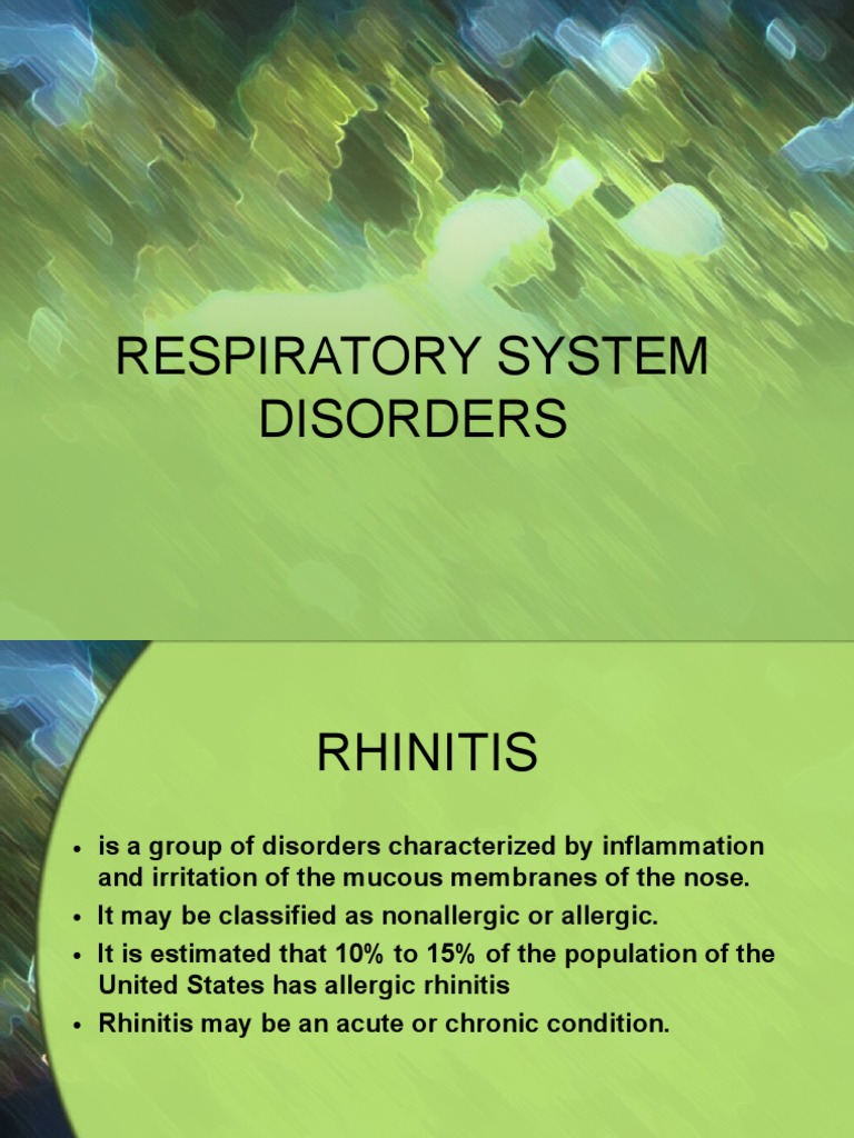 Respi Patho 1 PDF Common Cold Pneumonia