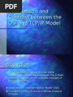 Download Comparison and Contrast Between the OSI and TCPIP Model by dody_7070 SN21291199 doc pdf