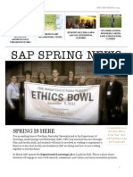 SAP Spring 2014 Newsletter 