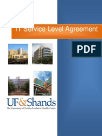 Draft 4 UFShands IT Service Level Agreement 08092010