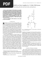 An Ultra-Wideband Cmos Low Noise Amplifier For 3-5-Ghz Uwb System