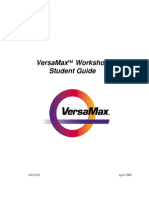 GE VersaMax Workshop Student Guide