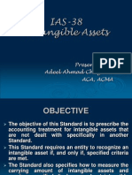 IAS-38 Intangible Assets: Presented By: Adeel Ahmad Chughtai Aca, Acma