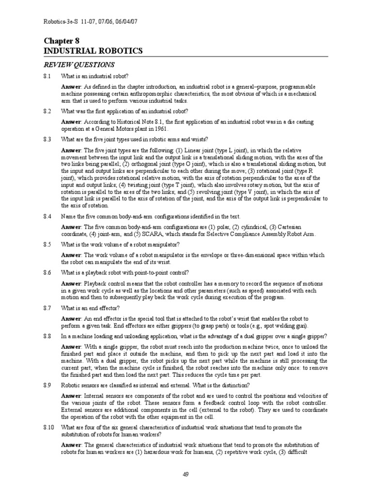 Automation and Control-Ch08 Solution | PDF | Machines ...