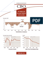 Congressional Budget Office Report On The Economic Outlook 2014 - 2024
