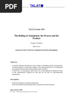 Download TALAT Lecture 1301 The Rolling of Aluminium the Process and the Product by CORE Materials SN21293963 doc pdf