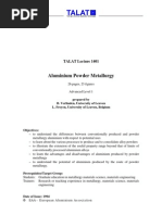 Download TALAT Lecture 1401 Aluminium Powder Metallurgy by CORE Materials SN21293969 doc pdf