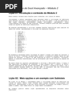 Curso de Excel Avançado_MOD 02
