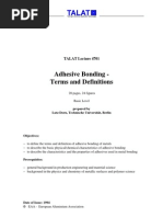 Download TALAT Lecture 4701 Terms and Definitions for Adhesive Bonding by CORE Materials SN21294454 doc pdf