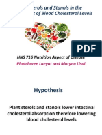Plant Sterols and Stanols in The Management of Blood Cholesterol Levels