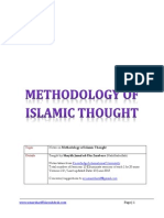 Islamic Thought Methodology Notes