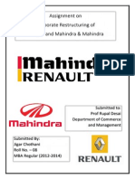 Case Study of Renault and Mahindra
