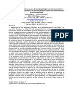 Evaluación Histórica Del Consumo de Bienes Ecológicos y Económicos en Un Ecosistema Agrícola Pampeano: El Uso de La Emergía Como Indicador Sistémico de Sustentabilidad.