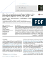 Food Control: Leonardo M. Pérez, Marina Del V. Soazo, Claudia E. Balagué, Amelia C. Rubiolo, Roxana A. Verdini