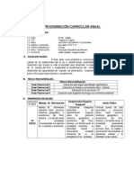 Programación Curricular Anual: I. Datos Generales