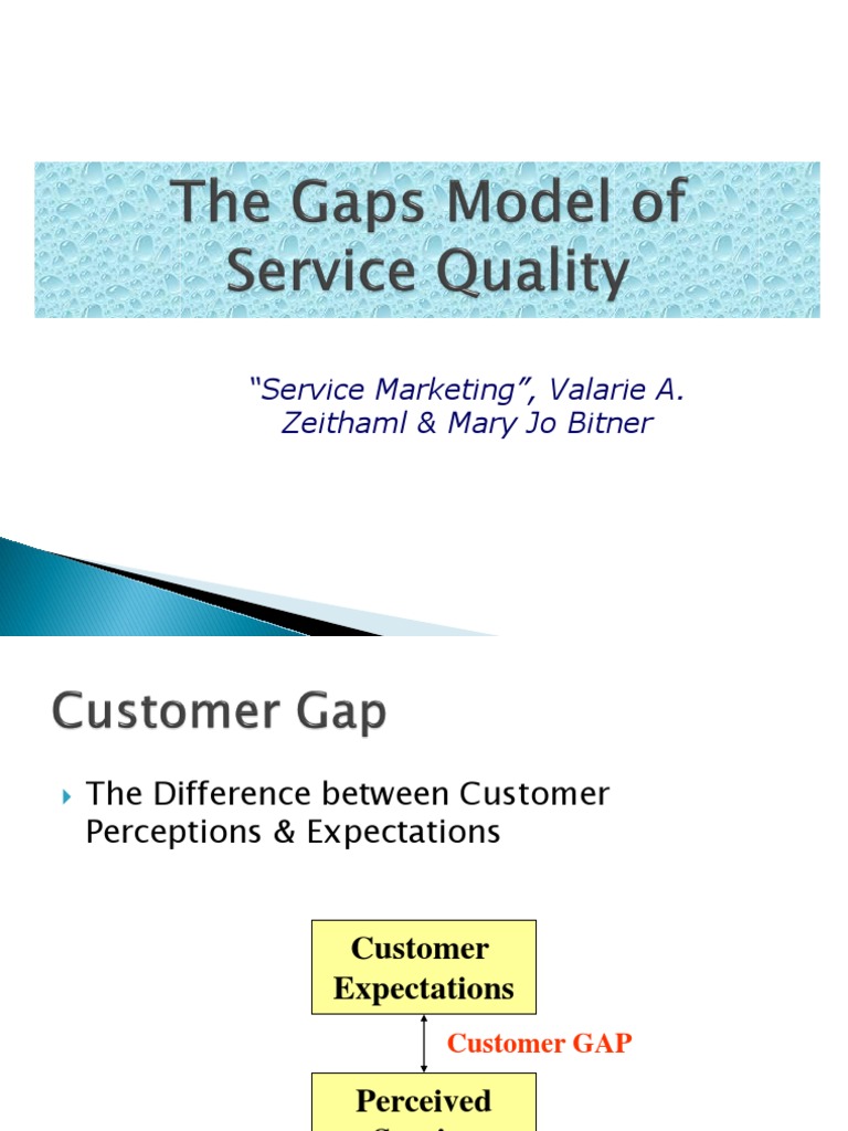 The Gaps Model of Service Quality | Download Free PDF | Marketing ...