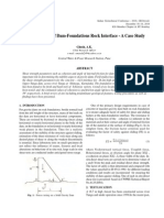 Shear Strength of Dam-Foundation Rock Interface PDF
