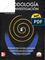 Sampieri Et Al Metodologia de La Investigacion 4ta Edicion Sampieri 2006 - Ocr PDF