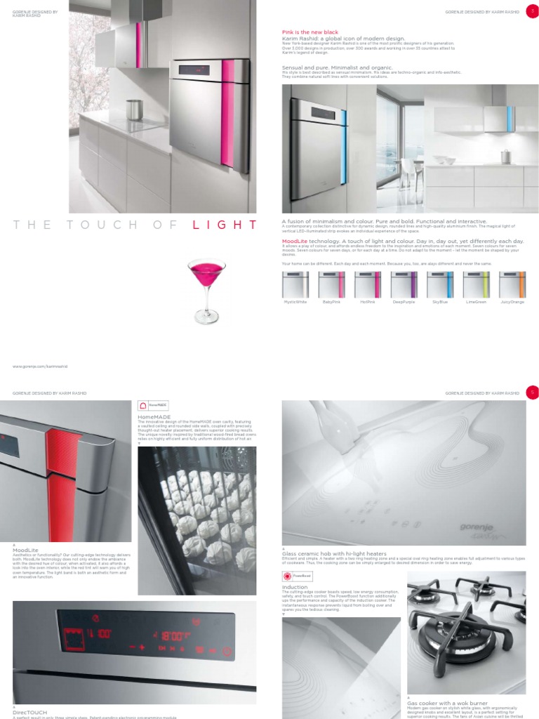 Gorenje Designed by Karim Rashid PDF Kitchen Stove Oven