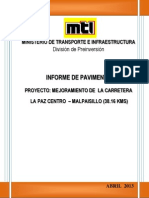 Informe de diseño de pavimento LPAZ C - MALPAISILLO 19042013