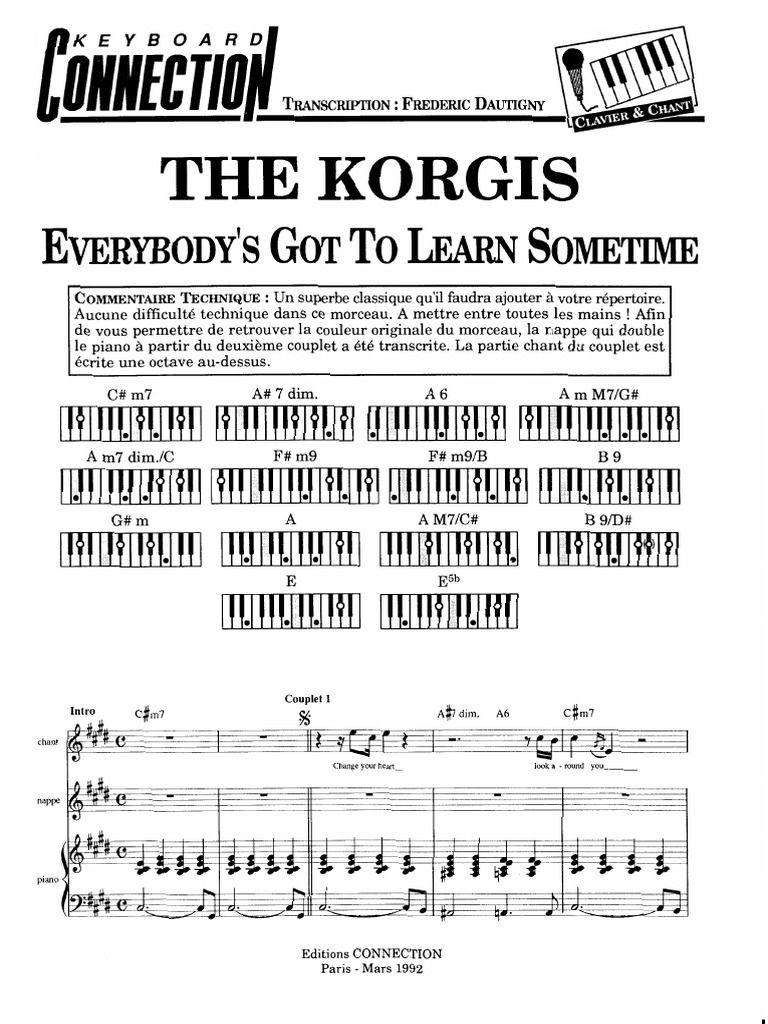 Everybody's Got To Learn Sometime Traduzione