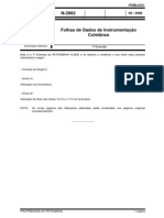 Folhas de Dados de Instrumentação Coletânea