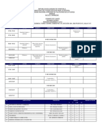 Horario 8 semestre