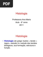 Aula de Histologia Do 8 c2ba Ano