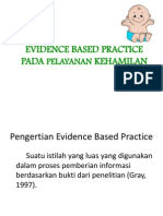 Evidence Based Practice Pada Pelayanan Kehamilan