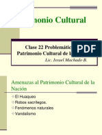 022 Problemática Del Patrimonio Cultural de La Nación