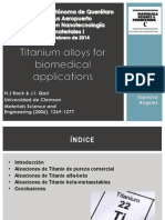 Biomateriales Aleaciones de Titanio
