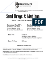 Sand Drag and Mud Bog Rules