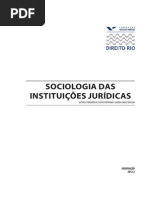Sociologia Das Instituicoes Juridicas 2012-2