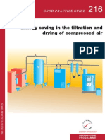 Energy Saving in The Filtration and Drying of Compressed Air