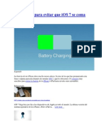 10 consejos para evitar que iOS 7 se coma tu batería