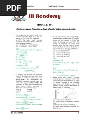50c Pdf Geotechnical Engineering Soil